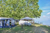 Balatontourist Camping Strand-Holiday - Wohnwagen mit Merblick