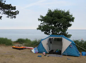 Ballen Strandcamping - Campingbereich für Zelte am Meer