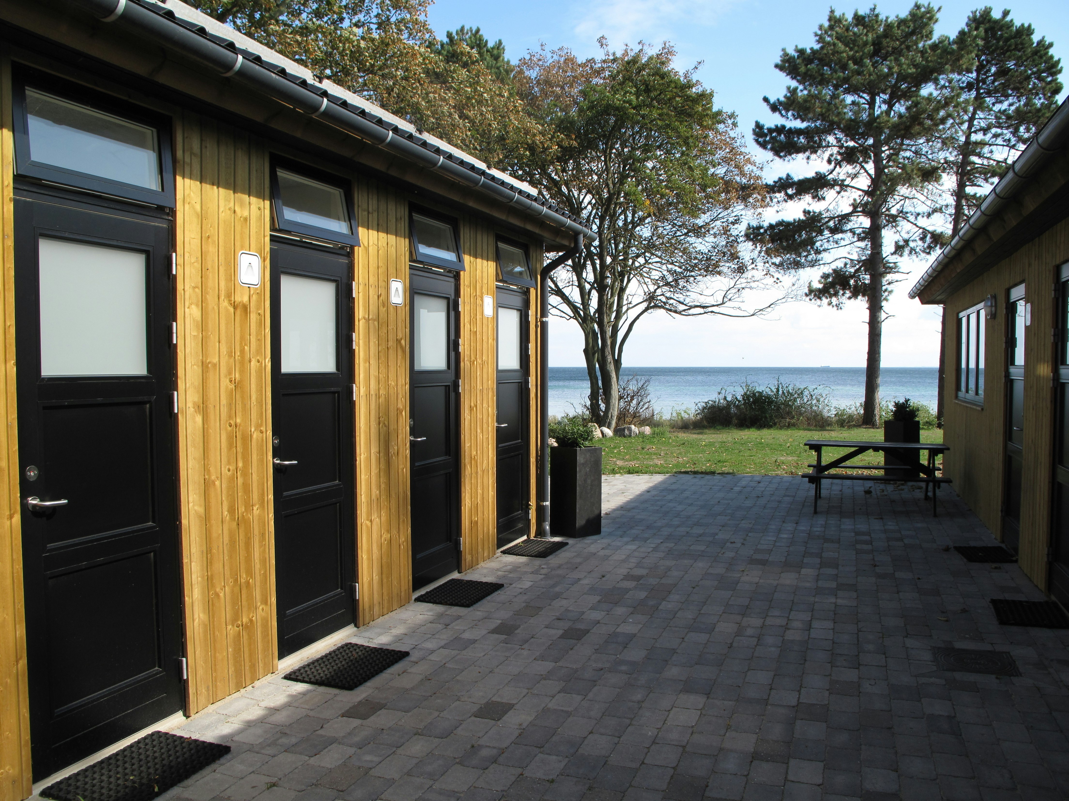 Ballen Strandcamping - Sanitäranlagen auf dem Campinggelände