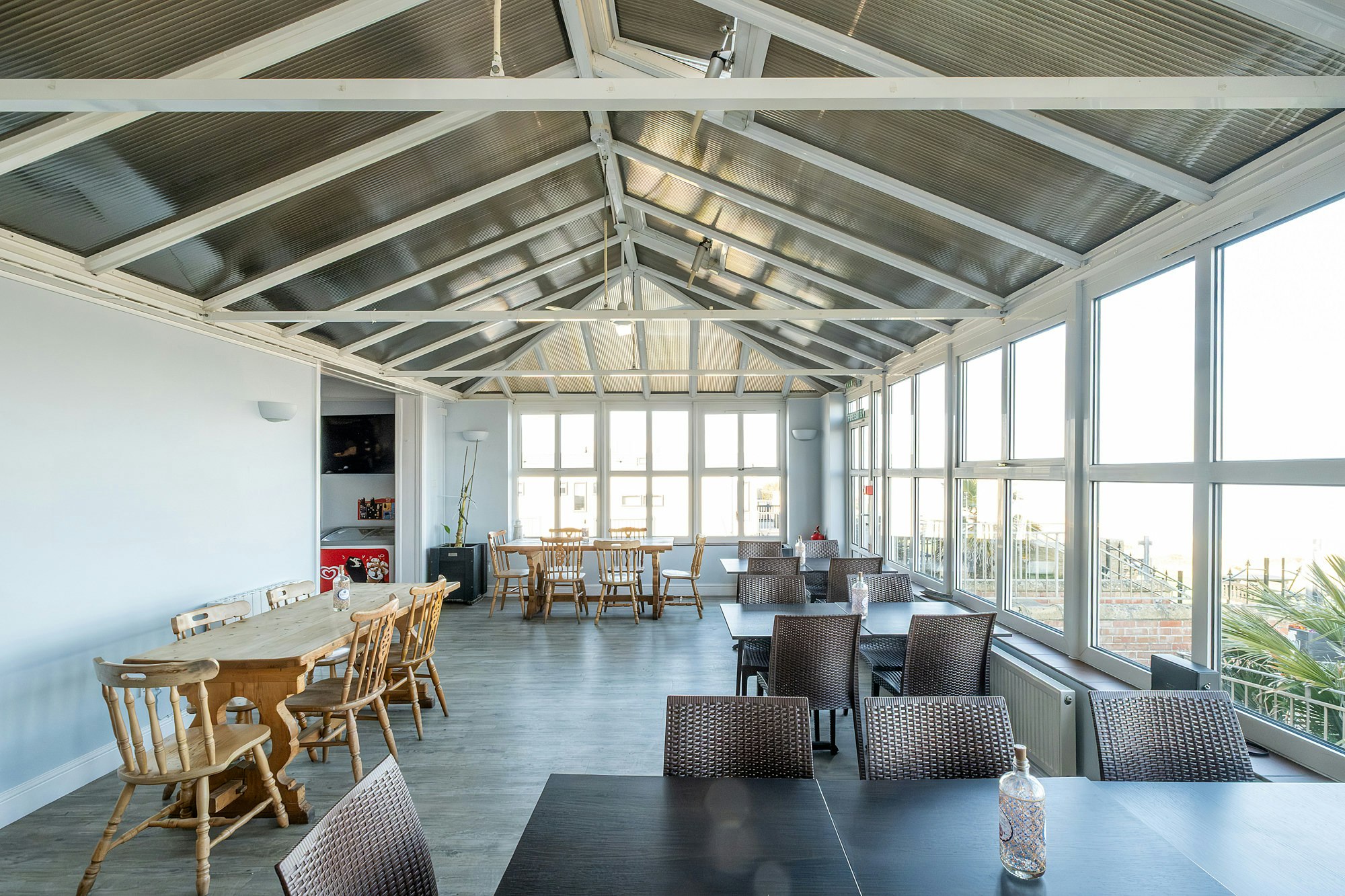 Beach View Holiday Park - Restaurant und Aufenthaltsraum auf dem Campingplatz