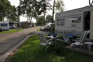 Bellevue Camping - Wohnwagenstellplätze und Mobilheime im Grünen auf dem Campingplatz