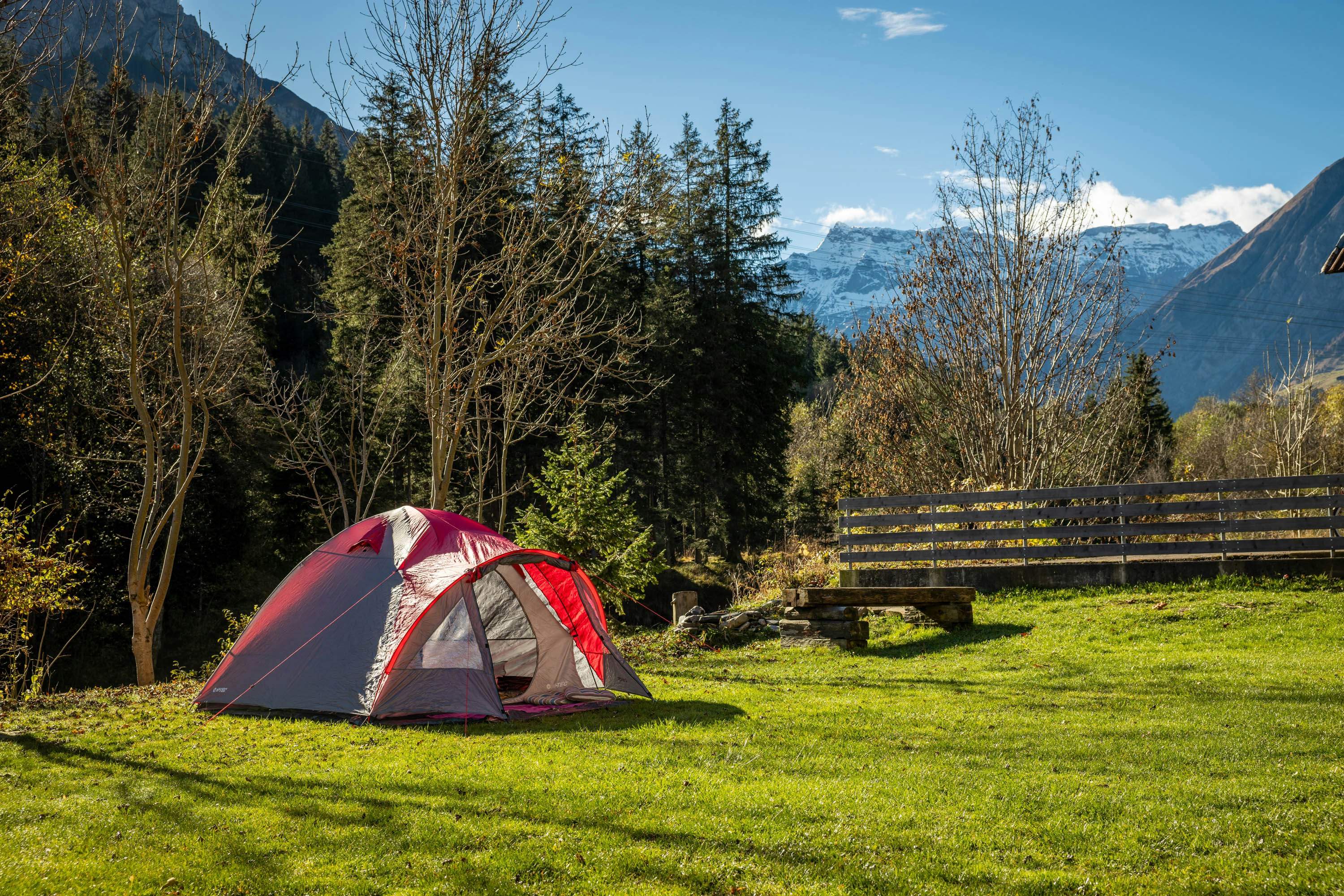 Camping Bergblick - Zeltplätze auf dem Campingplatz