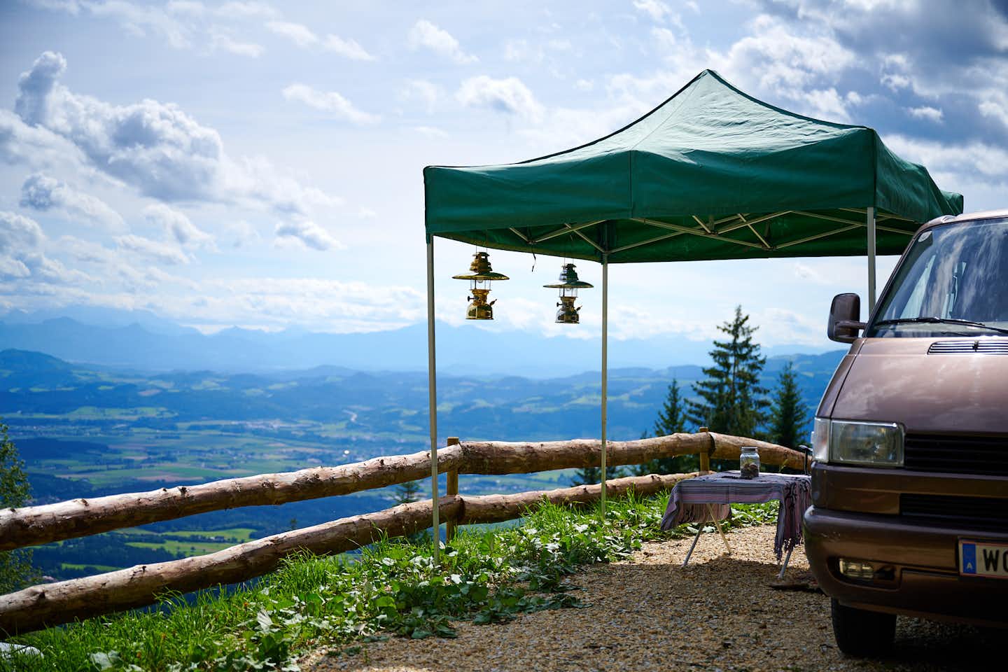 BergSpektive – Privat AlpinCamping - Standplätze auf dem Campingplatz