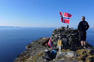 Berlevåg Camping - Berg Wanderung in der Nähe vom Campingplatz