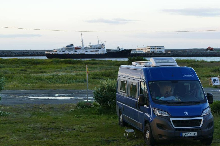 Berlevåg Camping - Wohnwagenstellplatz vom Campingplatz