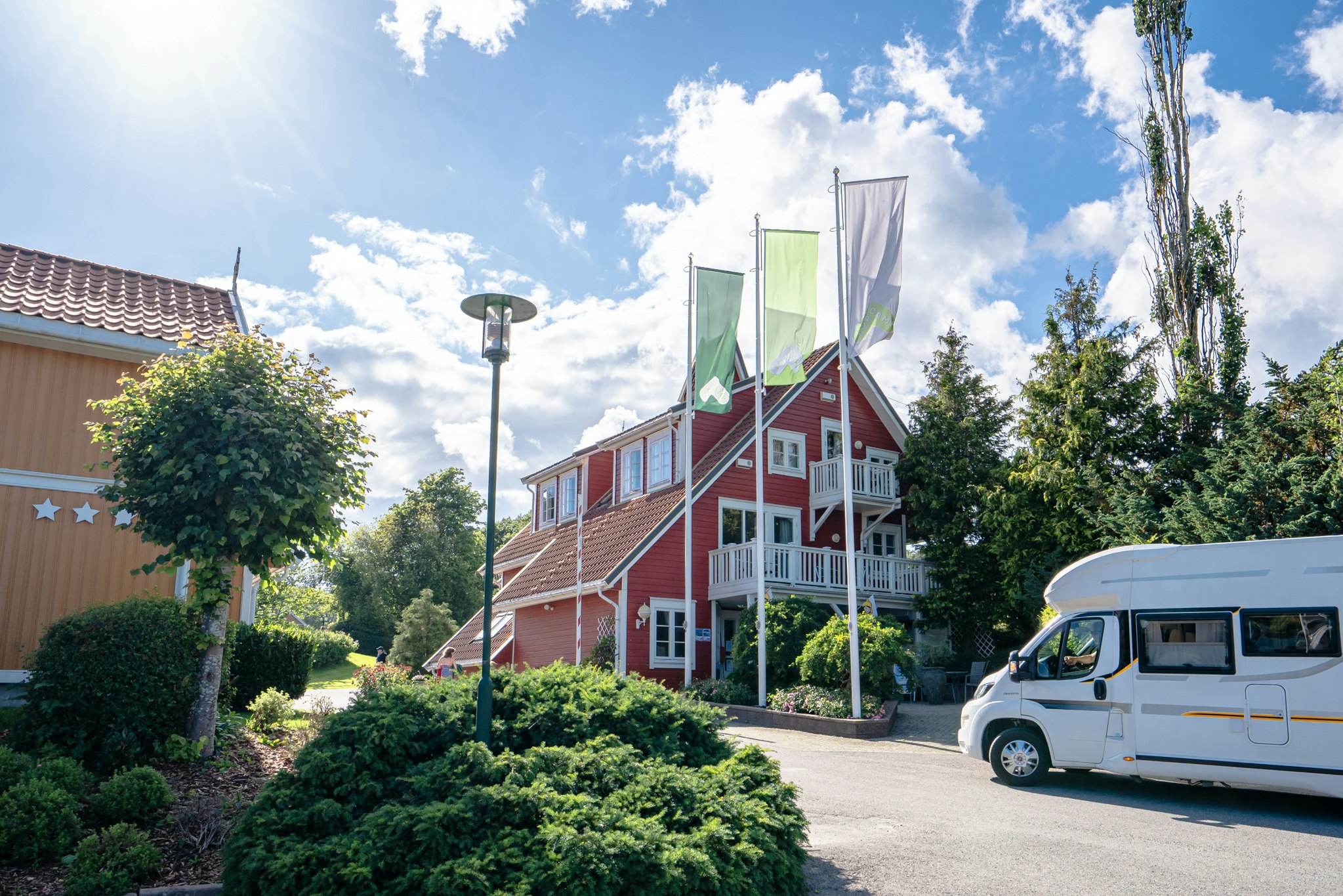 Topcamp Bie - Eingangsbereich des Campingplatzes