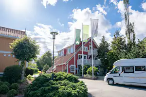 Topcamp Bie - Eingangsbereich des Campingplatzes