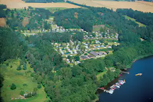 Birkhede Camping - Campingplatz aus der Vogelperspektive