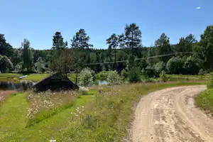 Björsarv camping - Blick auf die Natur in der Umgebung des Campingplatzes