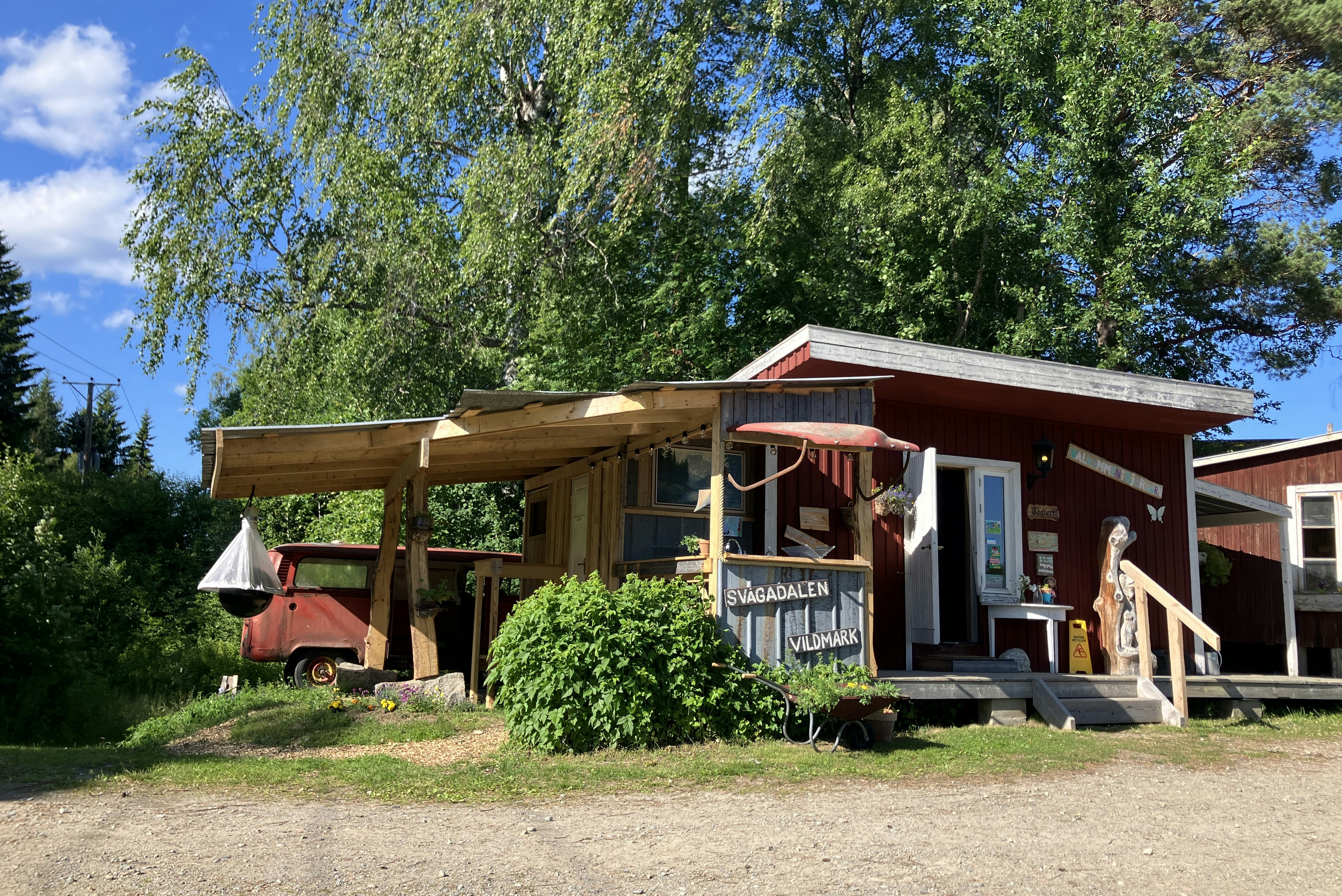 Björsarv camping - Servicegebäude auf dem Campingplatz