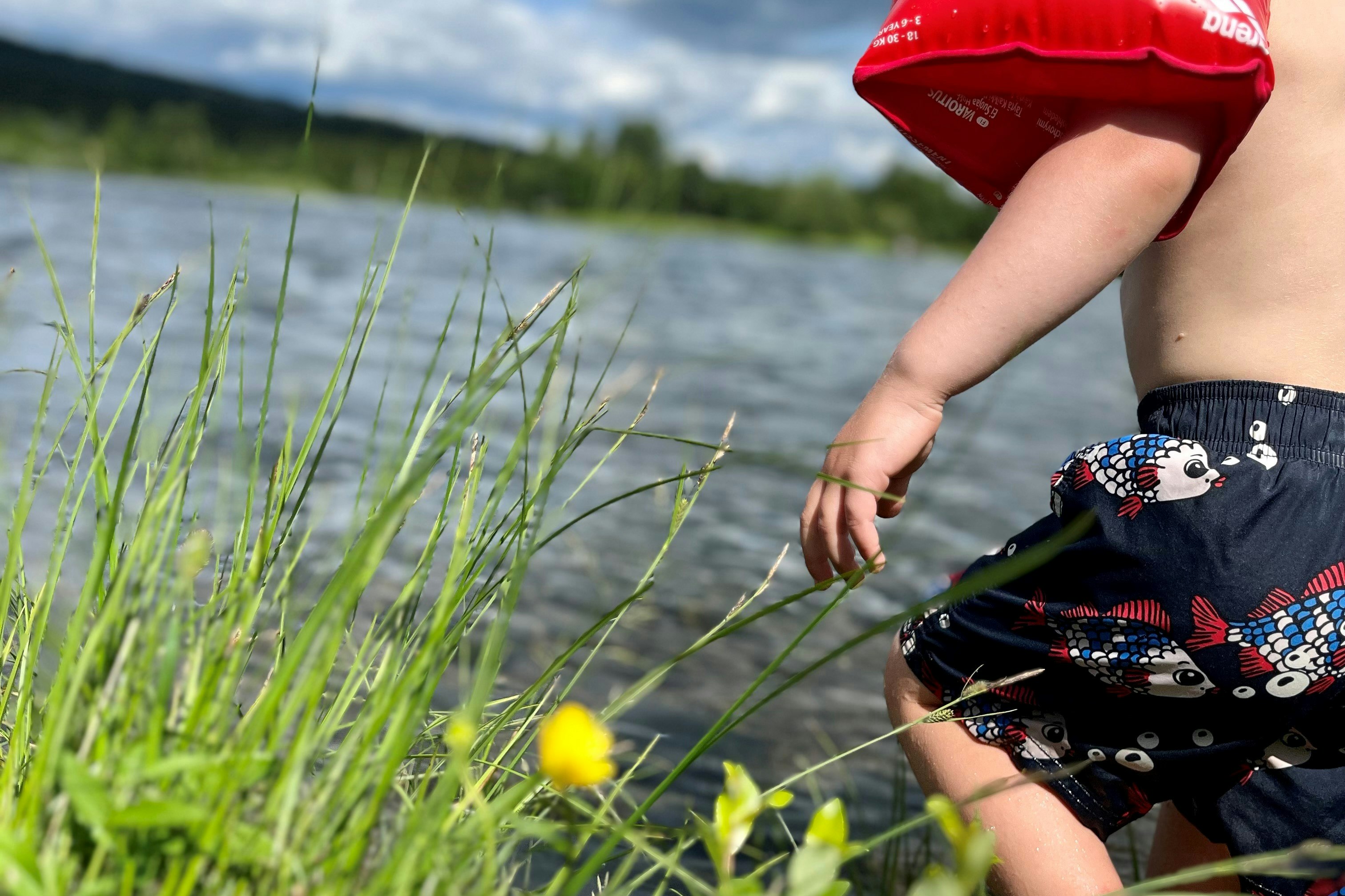 Bjørkestølen Helårscamping - Kind badet im See