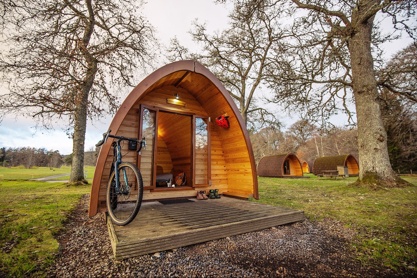 Blair Castle Caravan Park - Camping-Pod auf dem Campingplatz