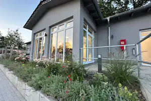 Blütencamping Riegelspitze - Sanitärbereich auf dem Campingplatz