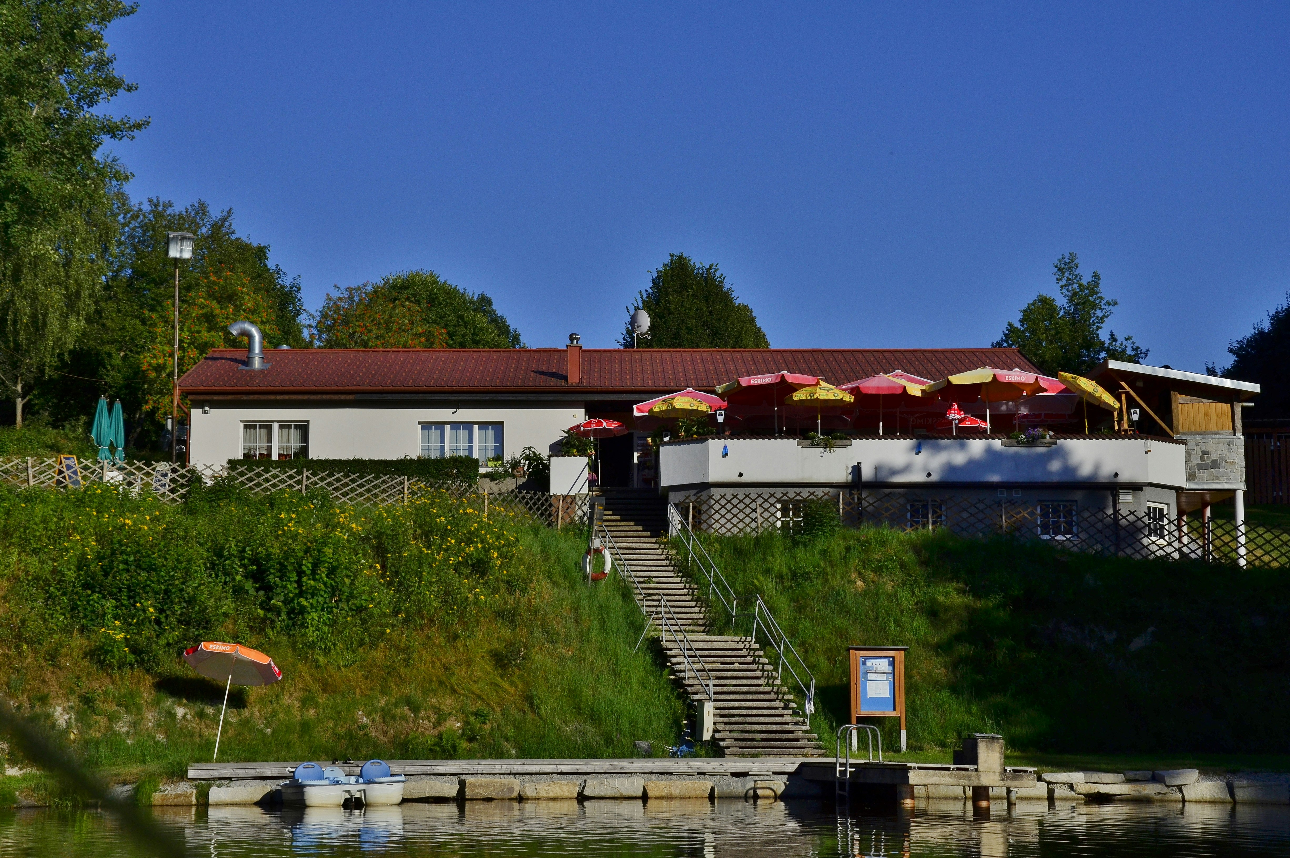 Böhmerwaldcamp Klaffer  - Restaurant mit Terrasse auf dem Campingplatz