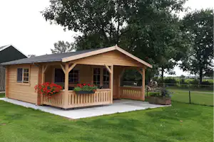 Boerderij Camping 't Bosch - Außenansicht eines Mobilheims