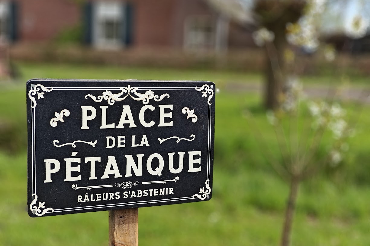 Boerderijcamping Hoeve de Mertel - Pétanque-Feld auf dem Campingplatz