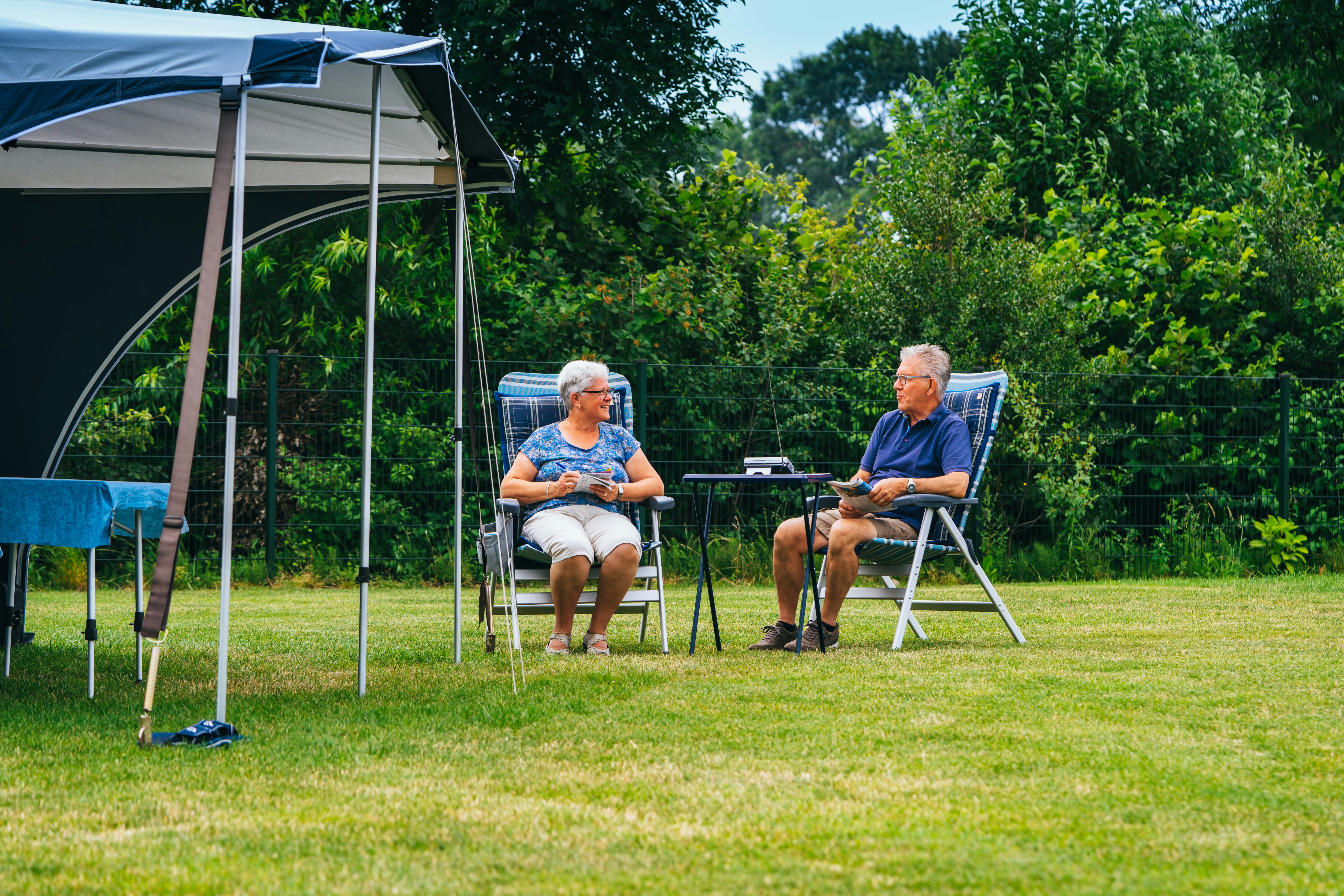 Boerderijcamping Van't Zandeind - Camper entspannen auf ihrem Standplatz