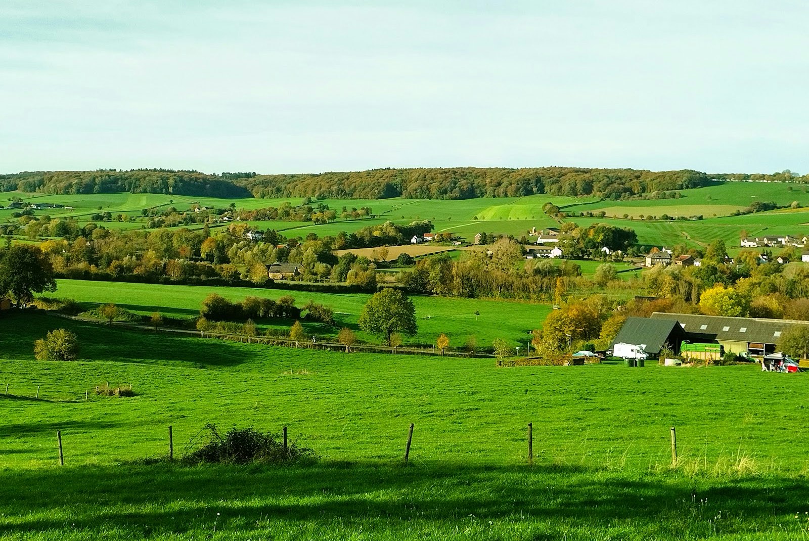 Boerderijcamping Voncken - Blick in die Umgebung des Campingplatzes