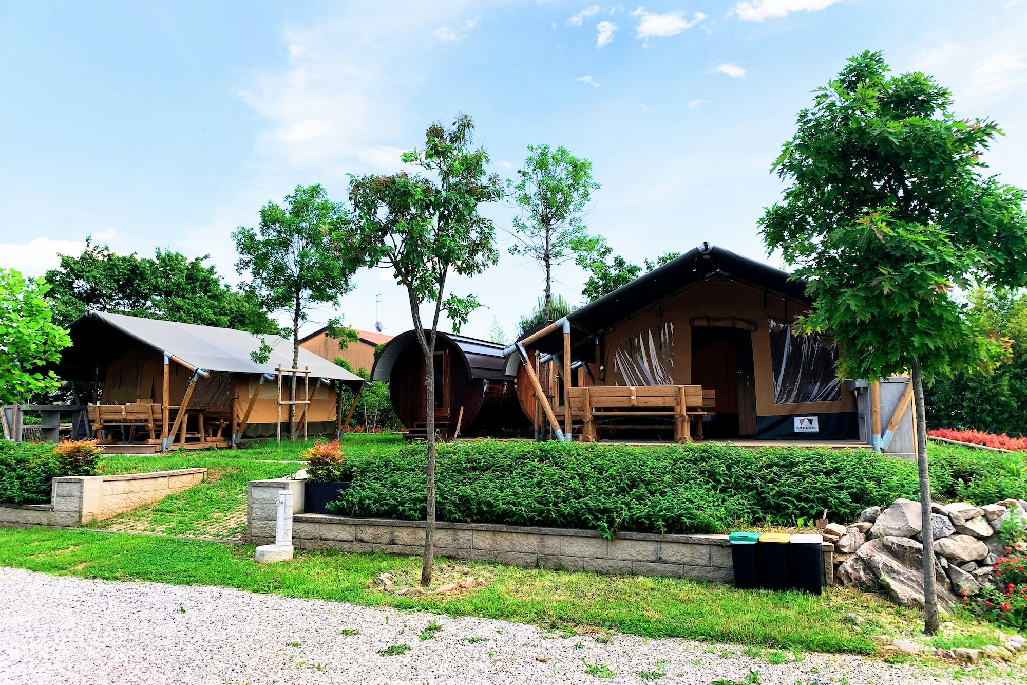 Borgo Terra Village - Glamping-Zelte auf dem Campingplatz