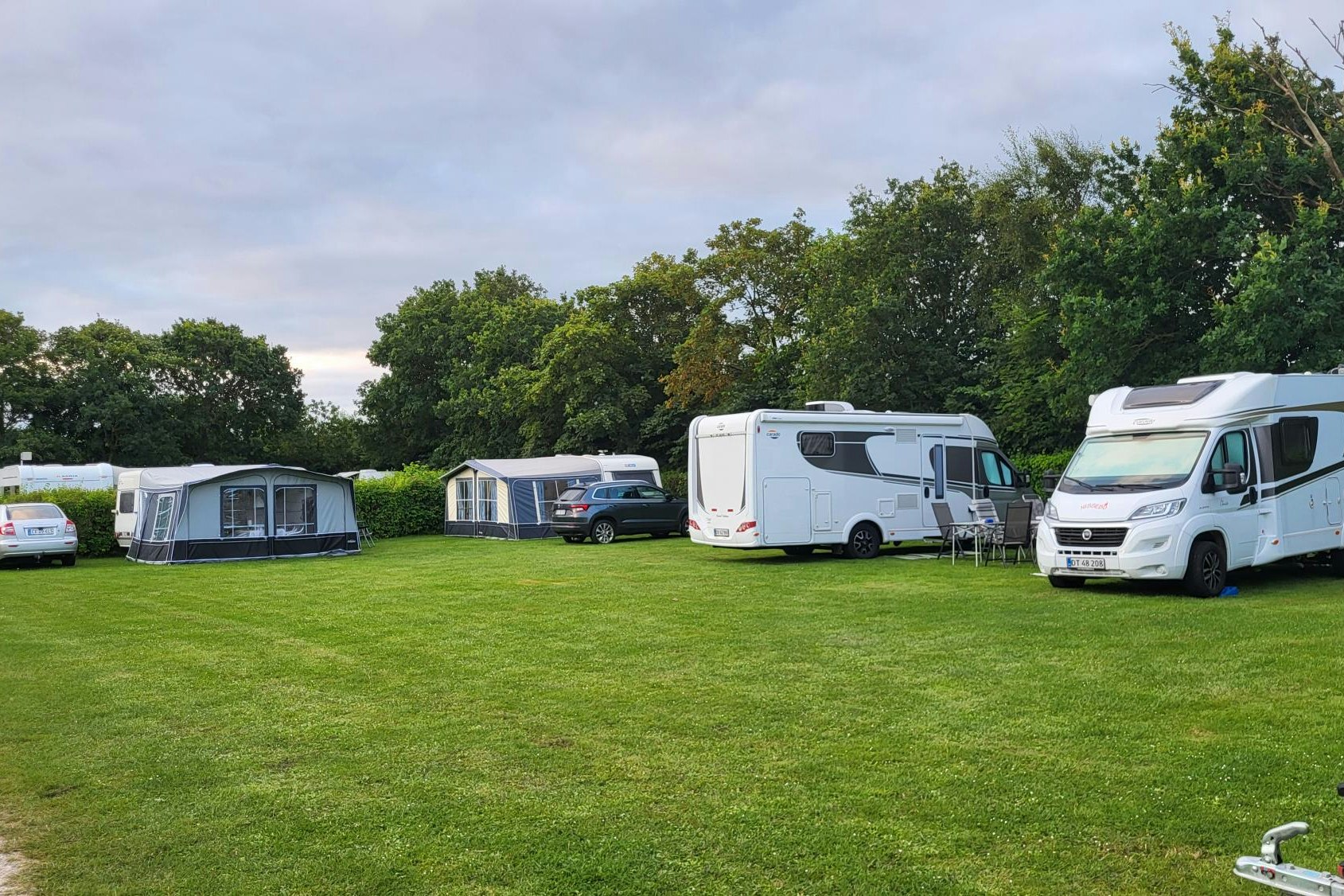 Bork Havn Camping - Standplatzwiese auf dem Campingplatz