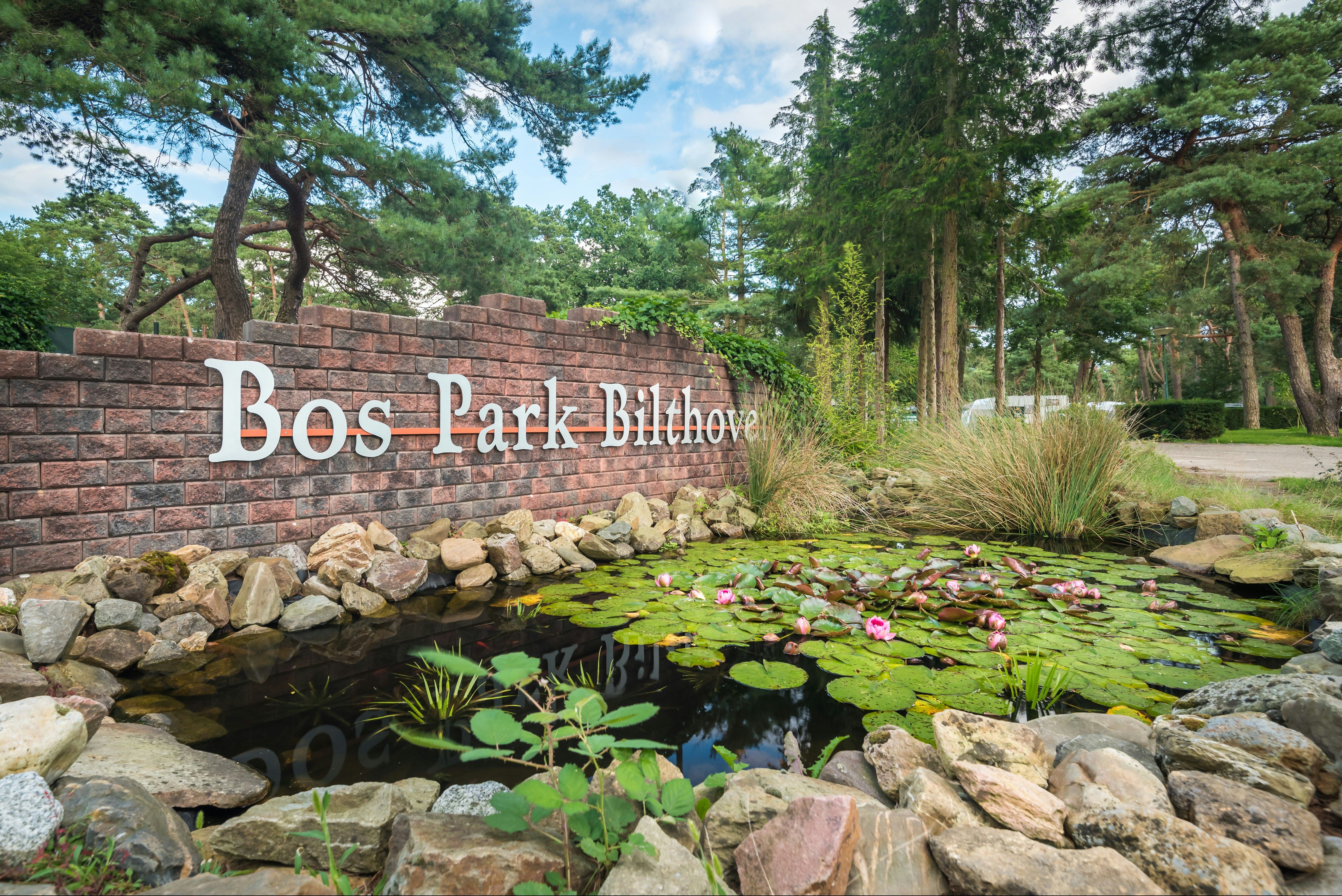 Bos Park Bilthoven - Teich am Eingang des Campingplatzes