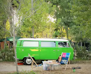 Bosco Verde - schattiger Wohnmobilstellplatz auf dem Campingplatz