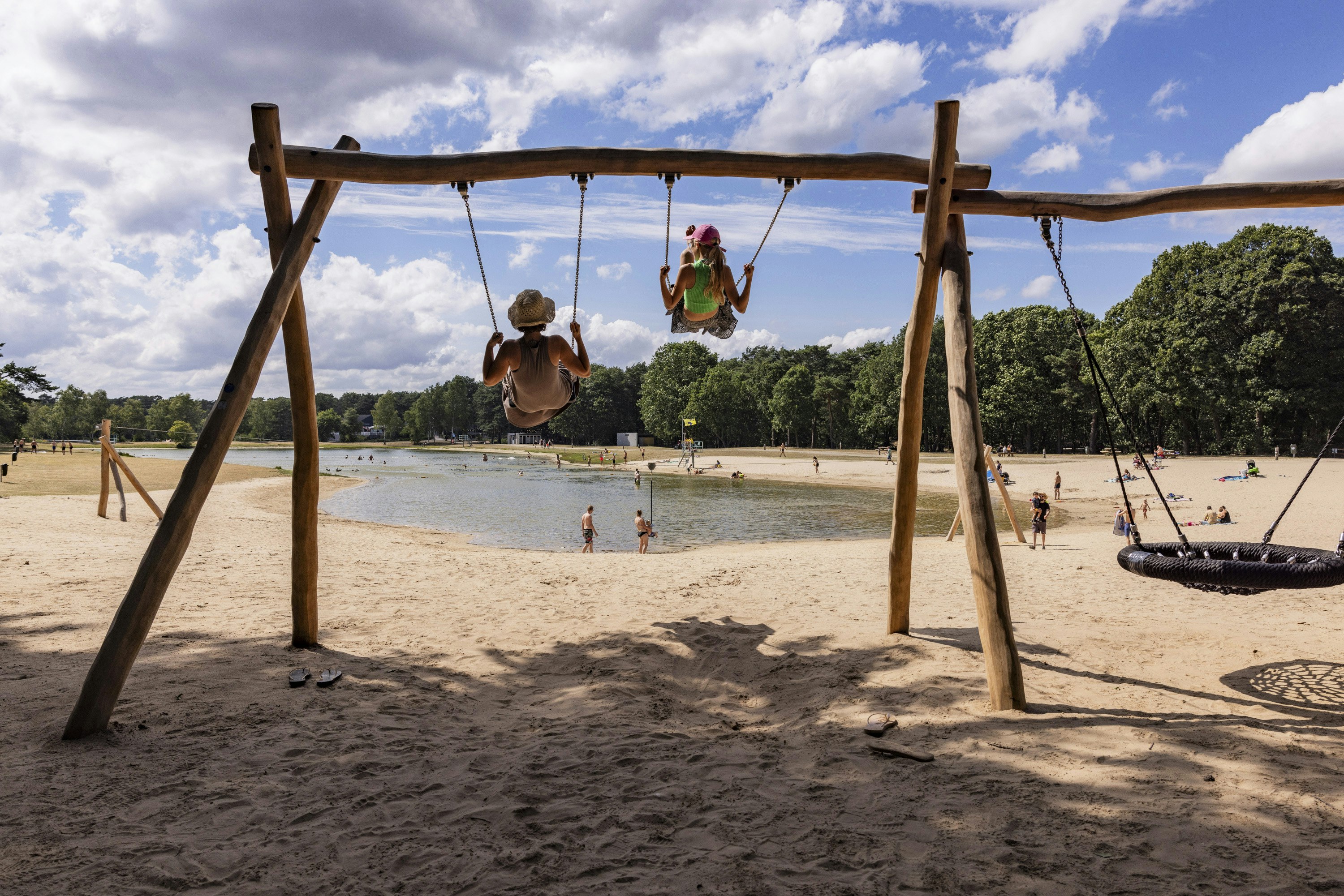 Bospark 't Wolfsven  - Kinderspielplatz auf dem Campingplatz