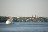 Bredäng Camping Stockholm - mit Blick auf den See und die Stadt