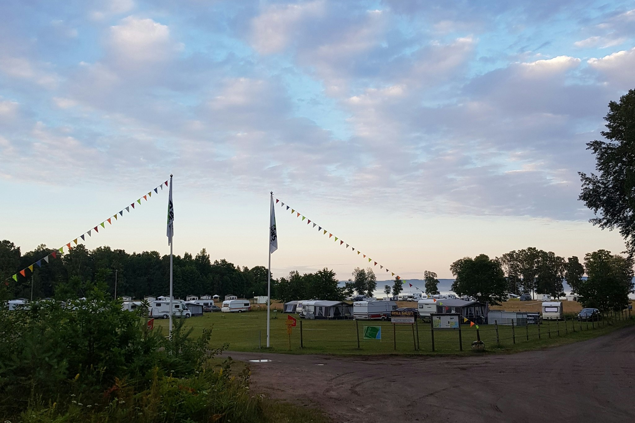 Breviks Camping - Eingang des Campingplatz