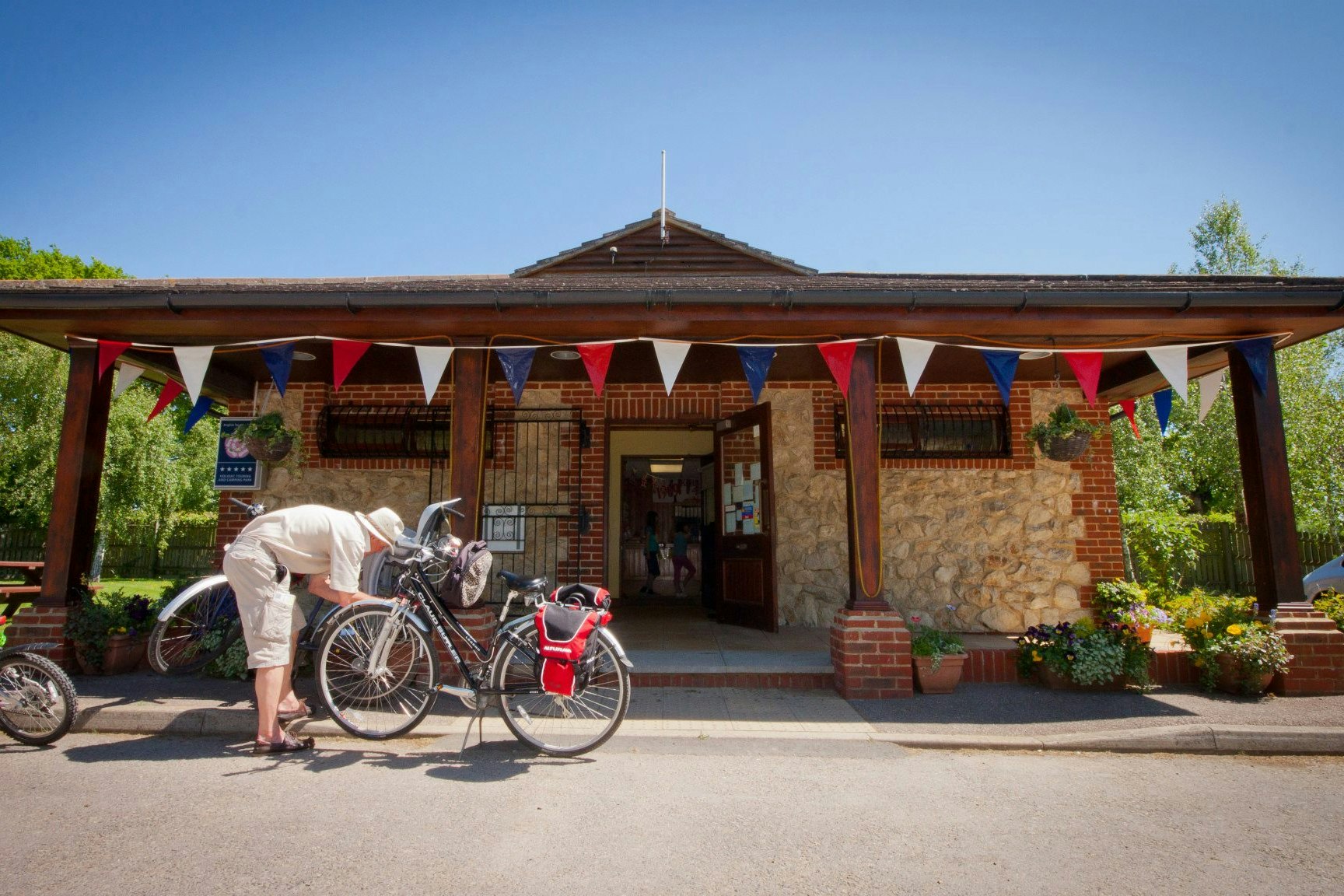 Broadhembury Caravan and Camping Park - Rezeption des Campingplatzes