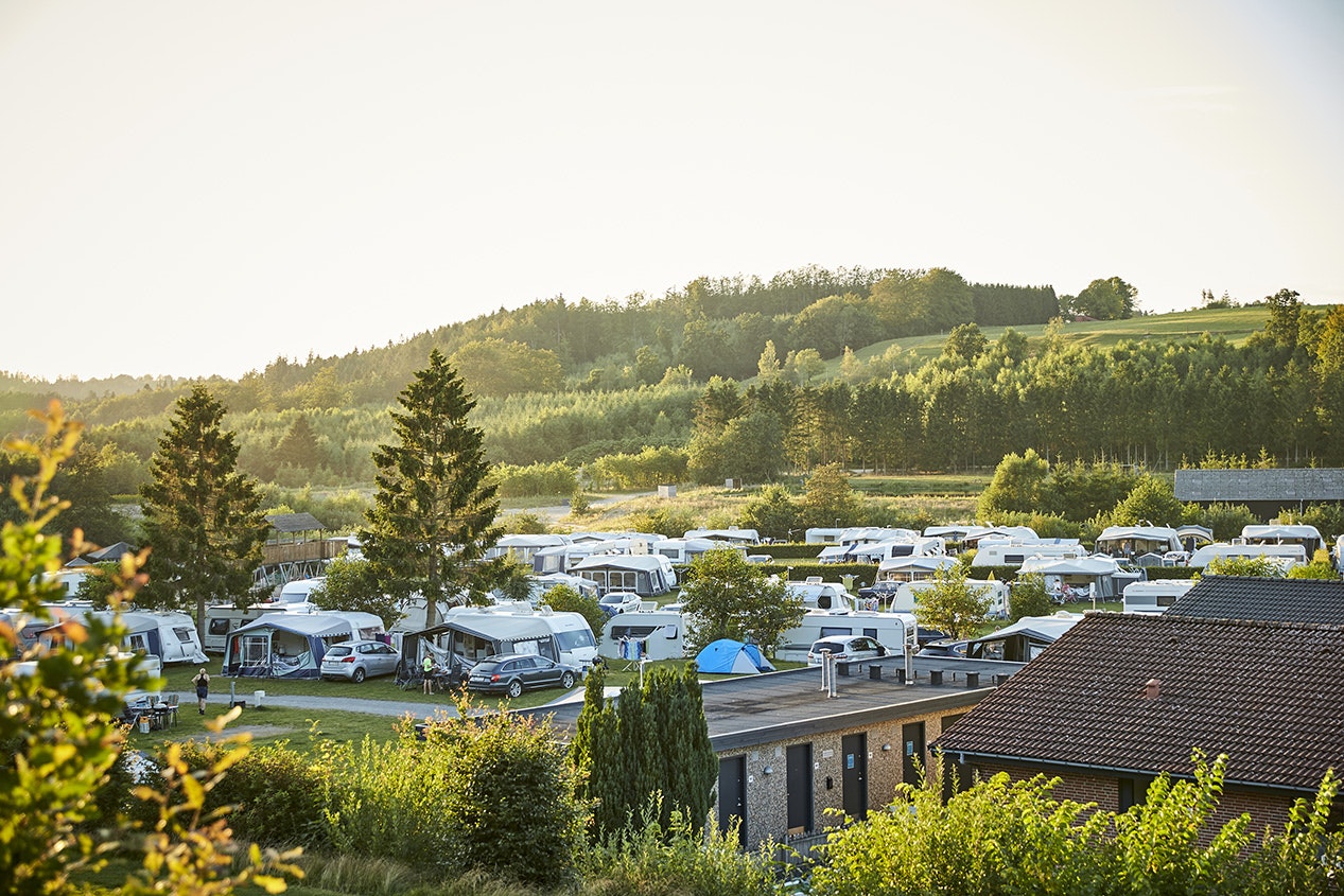 Bryrup Camping - Standplätze auf dem Campingplatz