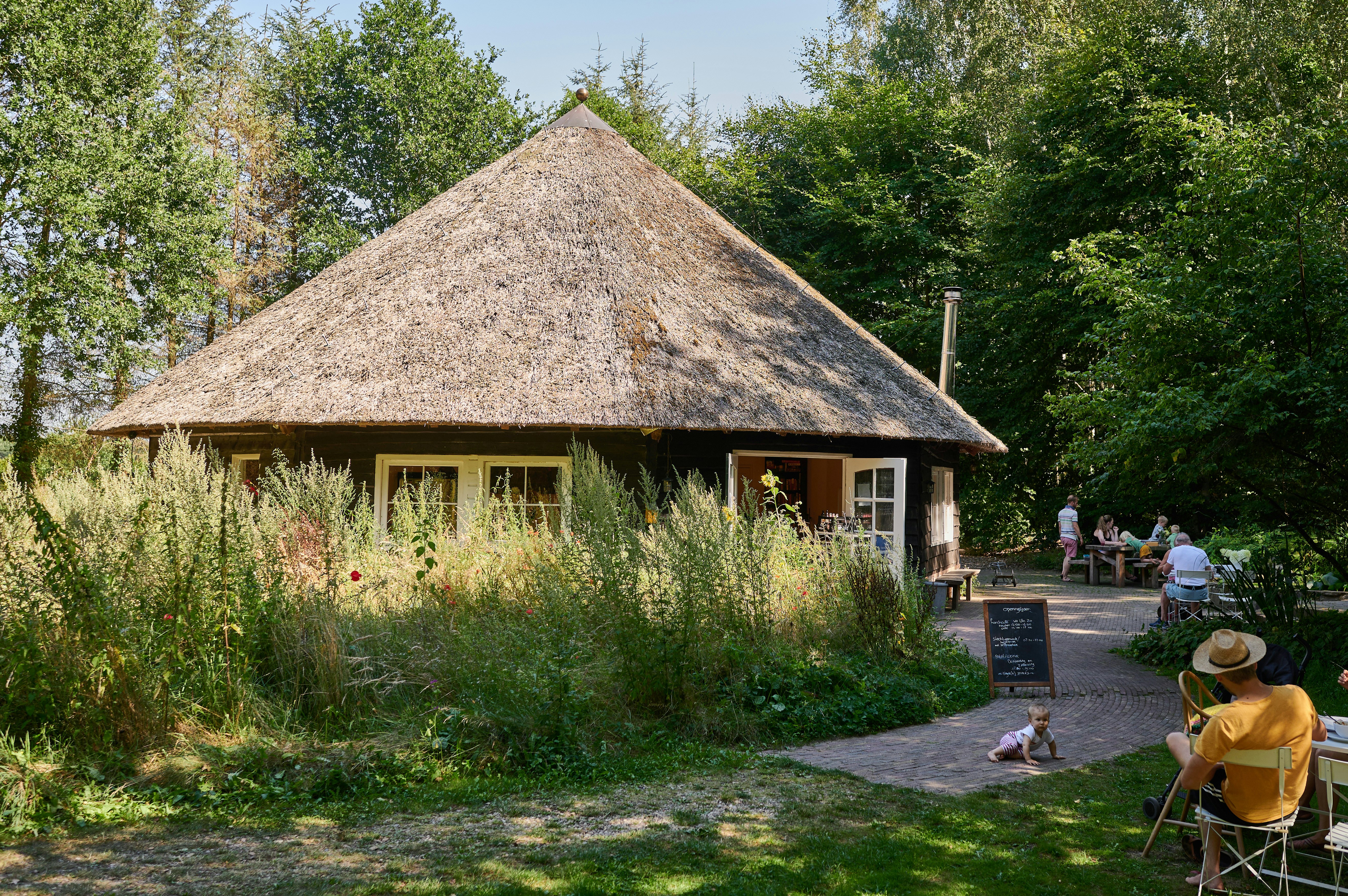 Camping & Lunchcafé Noorderloo  Camping Noorderloo - Blick auf den Campingplatz im Grünen