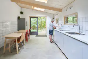 Camping & Lunchcafé Noorderloo Camping Noorderloo - Gemeinschaftsküche mit Geschirrspülbecken