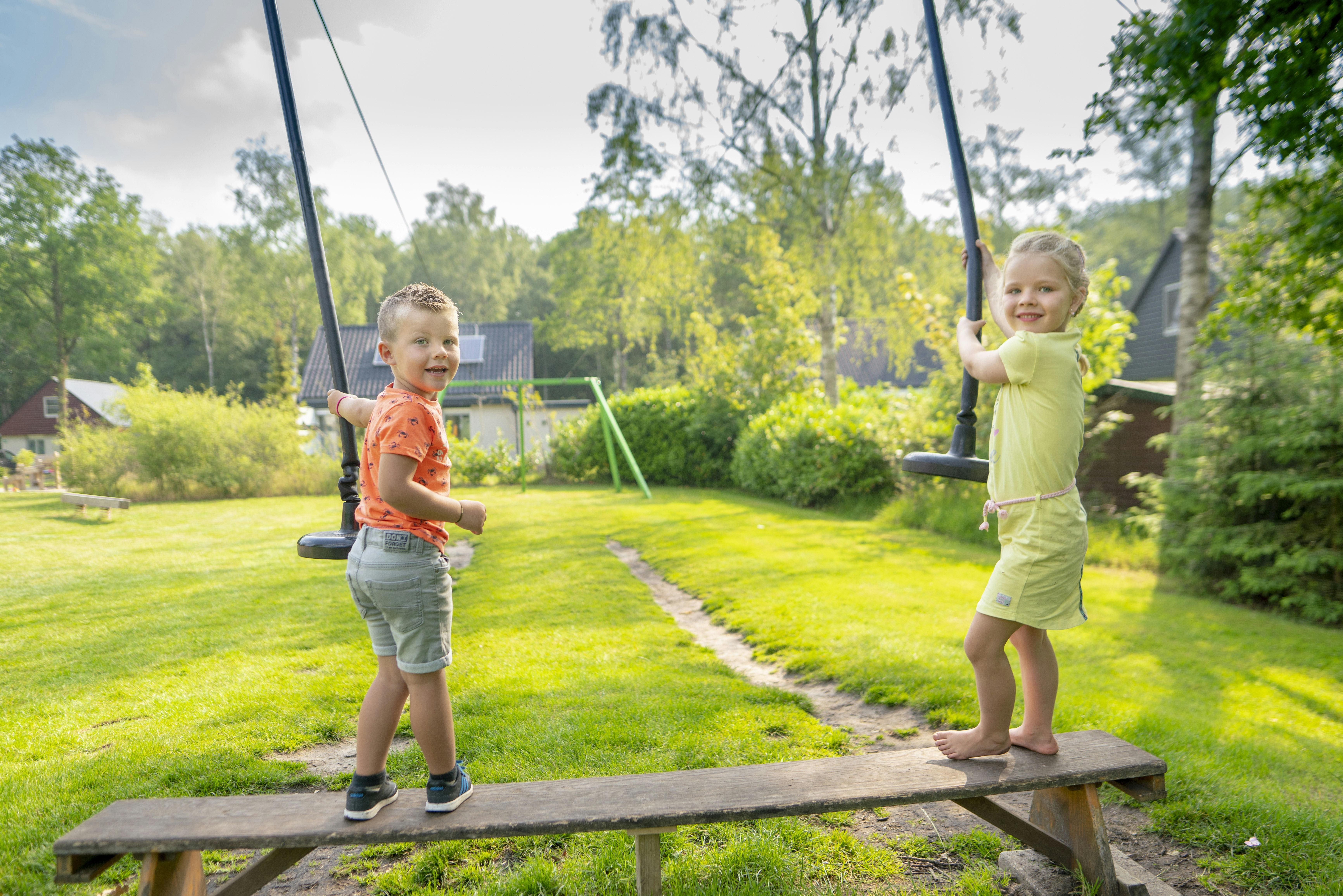 Bungalowpark Het Bosmeer - Seilbahn für Kinder auf dem Campingplatz