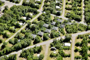 Skagen Sydstrand Camping - Bunken - Luftaufnahme des Campingplatzes