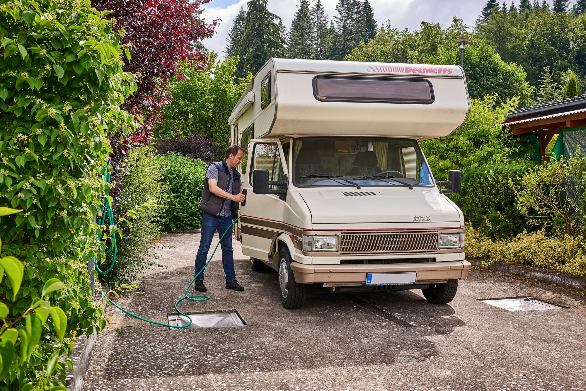 BurgStadt Camping - Boden-Tankentsorgung auf dem Campingplatz