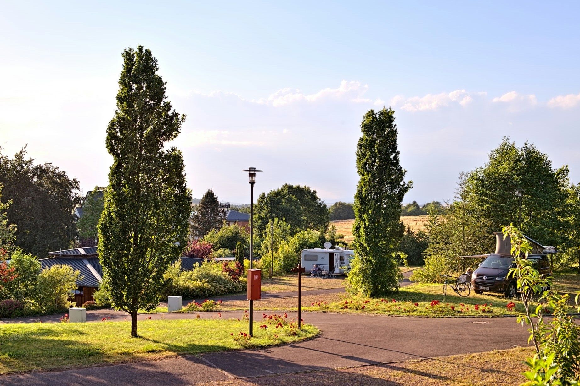 BurgStadt Camping - Standplätze auf dem Campingplatz