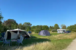 Byaasgaard Naturecamping & Microfarming - Standplätze auf dem Campingplatz