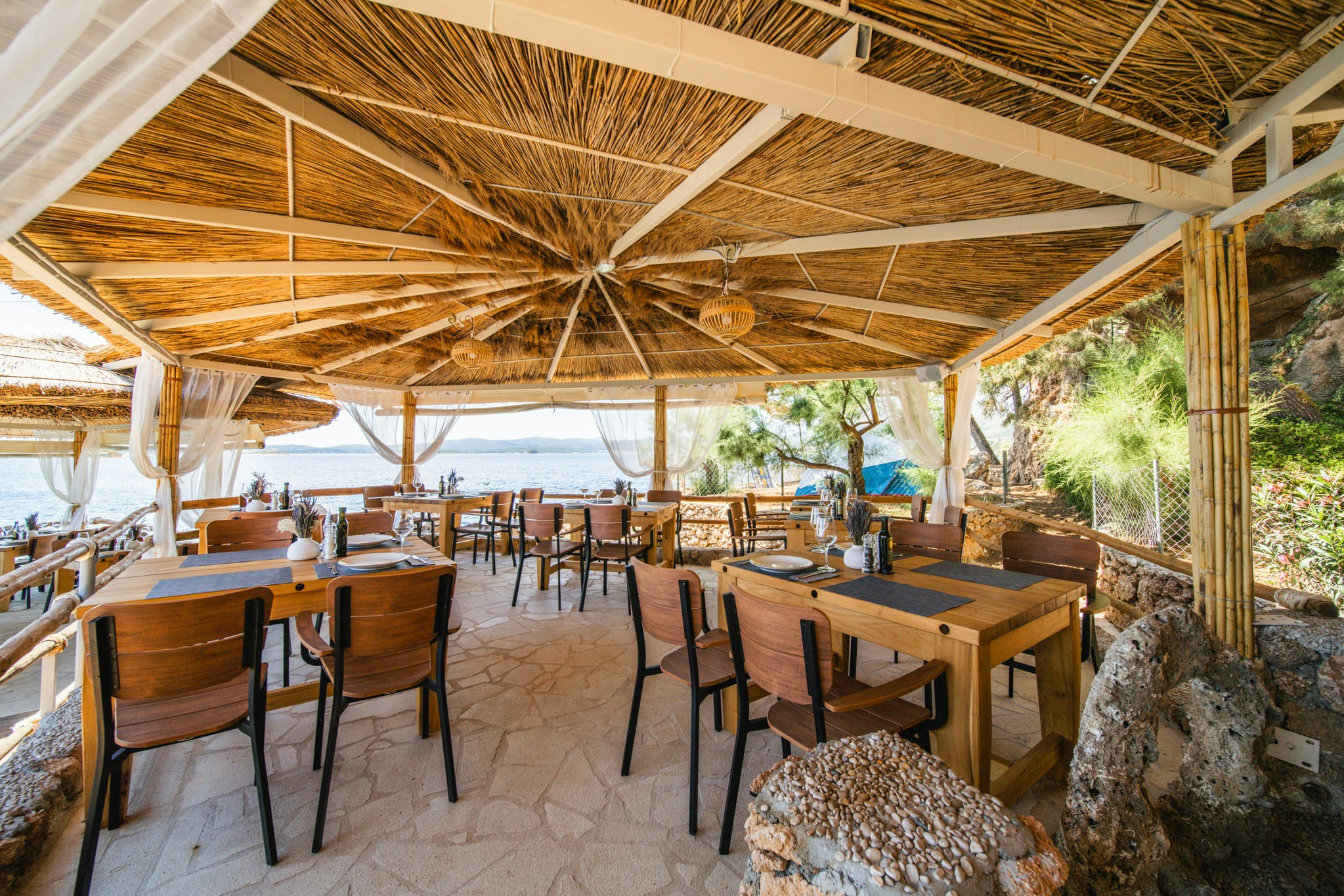 Camp Adriatic  - Restaurant mit Terrasse auf dem Campingplatz