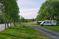 Camp Dammån AB - Blick auf die Stellplätze auf dem Campingplatz