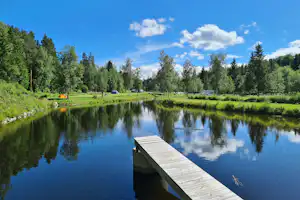 Camp Dammån AB - Privater Badesee auf dem Campingplatz