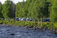 Camp Dammån AB - Stellplätze am Ufer des Flusses