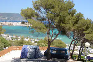 Camp du Domaine - Stellplätze mit Blick auf das Meer