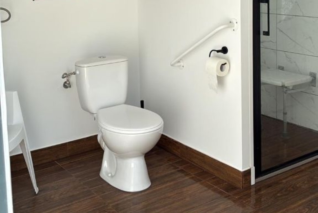 Camp Easter Egg - Toilette auf dem Campingplatz