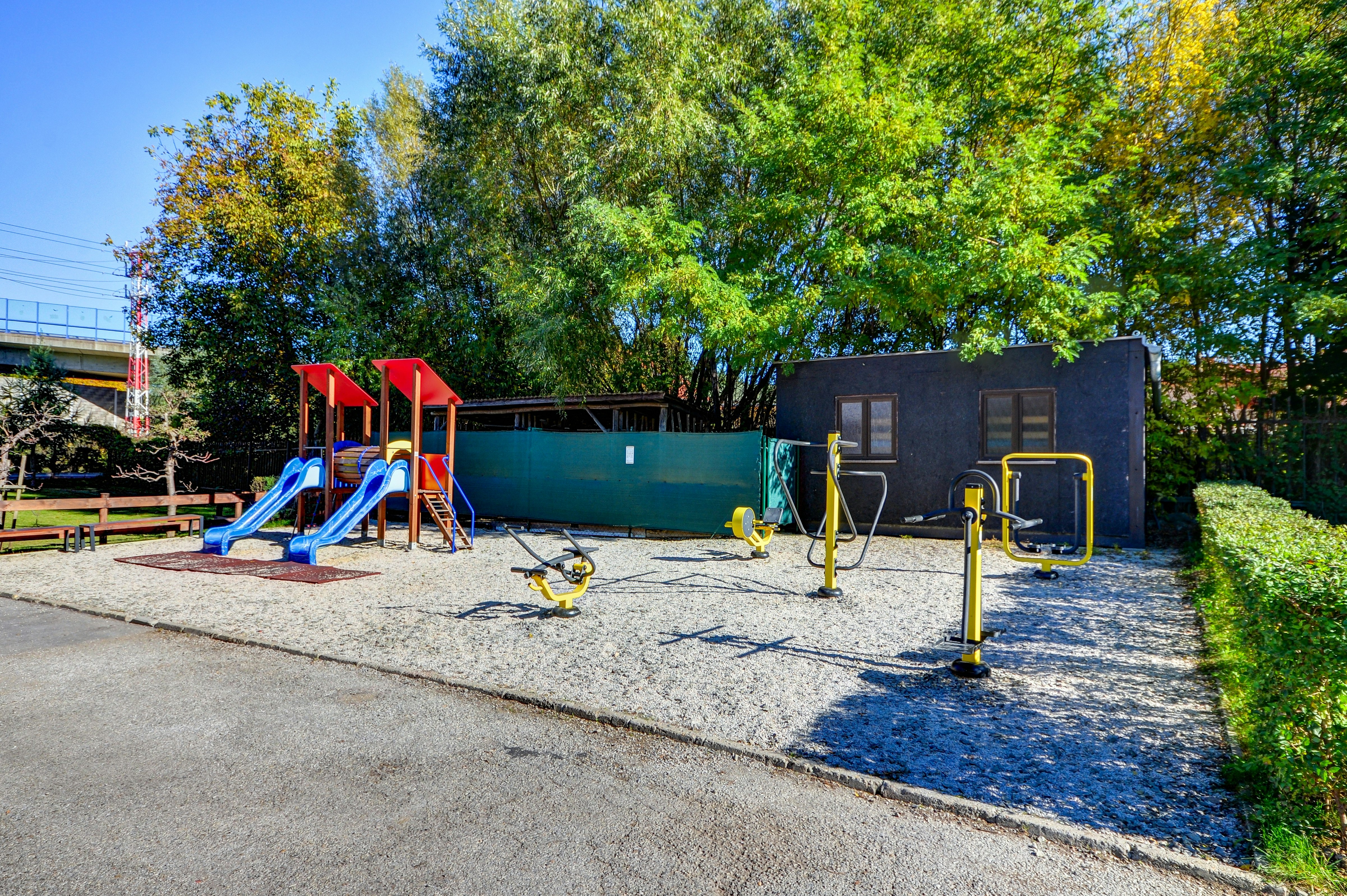 Route E-58 Camp Košice  - Kinderspielplatz auf dem Campingplatz