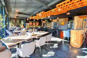 Route E-58 Camp Košice - Restaurant auf dem Campingplatz