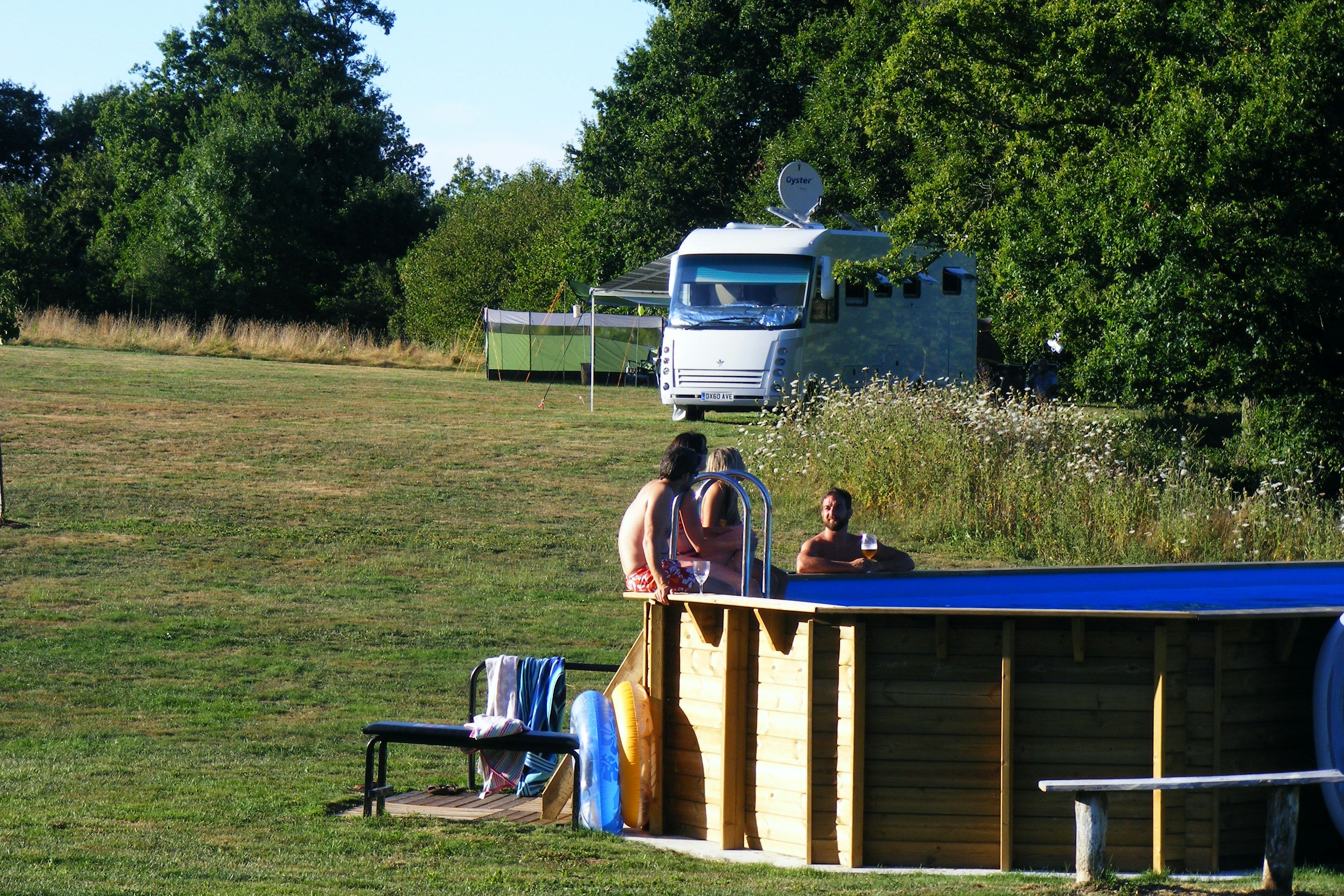 Camp Laurent - Pool auf dem Campingplatz