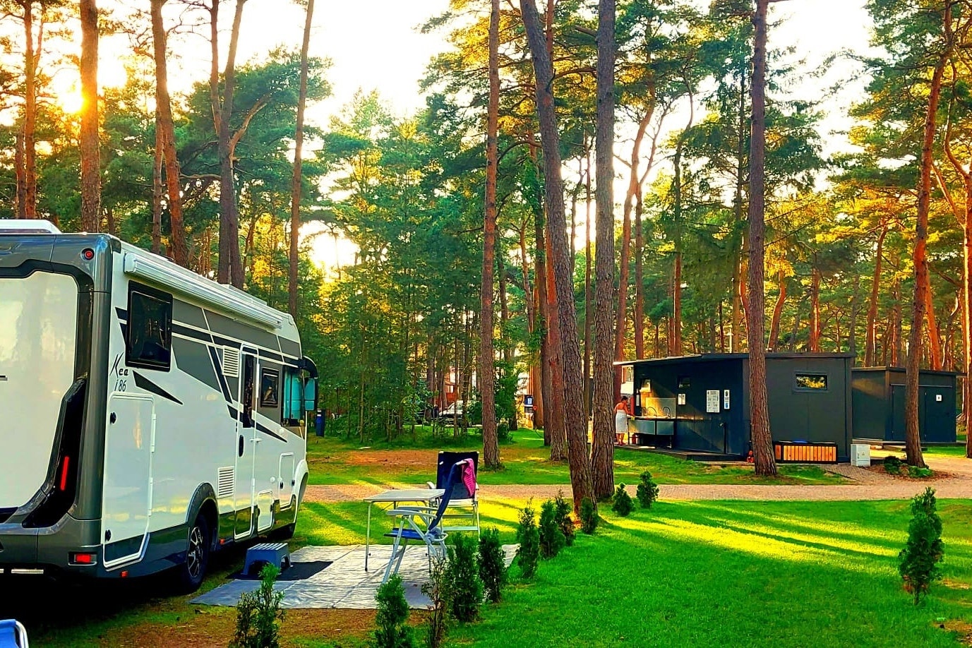 Camp Na Wydmie - Standplätze auf dem Campingplatz