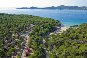 Camp Park Soline - Campingplatz und Umgebung aus der Vogelperspektive