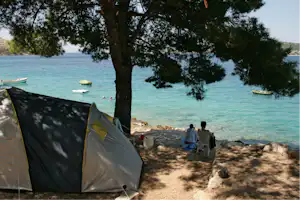 Camp Tomas - Zeltplätze mit Blick auf das Meer